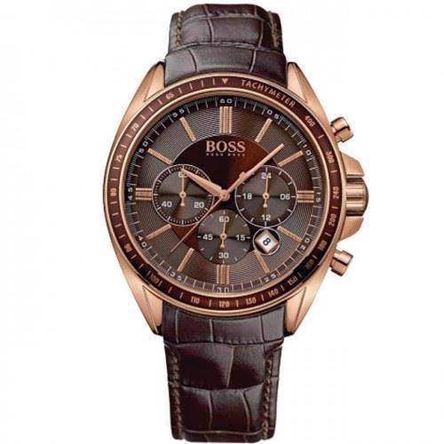 Image of Hugo Boss Driver IP Rosaguld Quartz herre ur, model 1513093